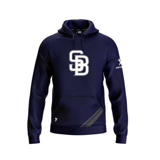 [FOLHSMNV-YXS-LOGO2] Decker Summit Hoodie (Youth XS, Navy, Logo 2)