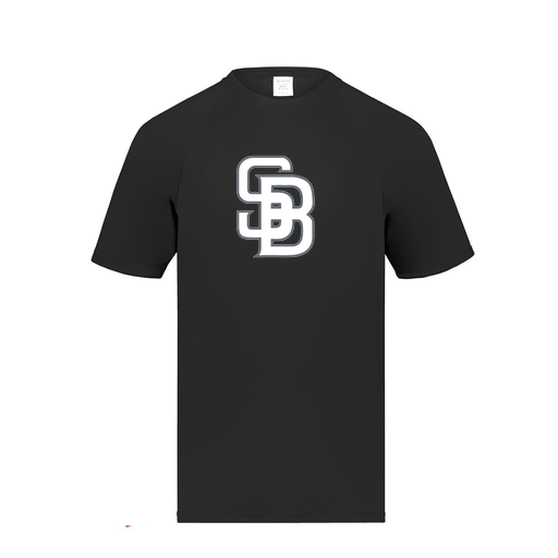 [2790.080.S-LOGO2] Men's Smooth Sport T-Shirt (Adult S, Black, Logo 2)
