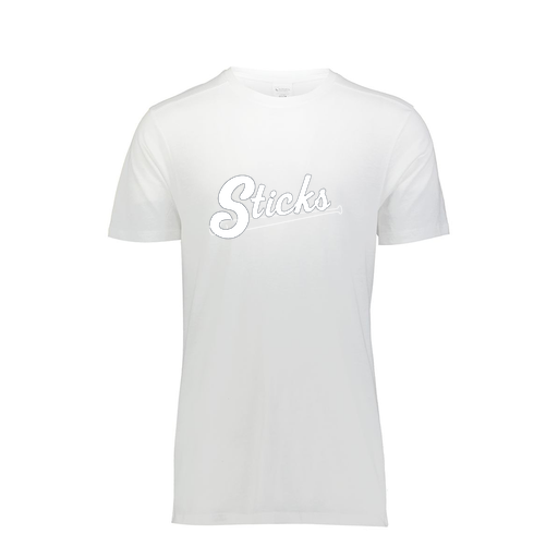 [FTSCUBWH-AS-LOGO1] Decker Men's Tri-Blend T-Shirt - Short Sleeve (Adult S, White, Logo 1)