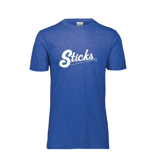 [FTSCUBNV-AS-LOGO1] Decker Men's Tri-Blend T-Shirt - Short Sleeve (Adult S, Navy, Logo 1)