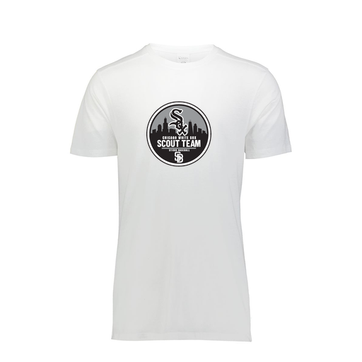 [3066.005.S-LOGO3] Youth Ultra-blend T-Shirt (Youth S, White, Logo 3)