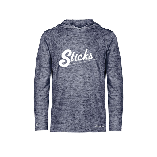 [CUS-DFW-CHGHOOD-PER-LSL-NVY-YS-LOGO1] Youth Charge Hoodie (Youth S, Navy, Logo 1)