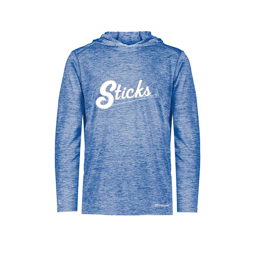 [FOLHCGRY-YS-LOGO1] Decker Youth Charge Hoodie (Youth S, Royal, Logo 1)