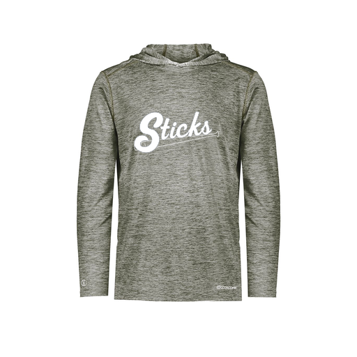 [FOLHCGGY-YS-LOGO1] Youth Charge Hoodie (Youth S, Gray, Logo 1)